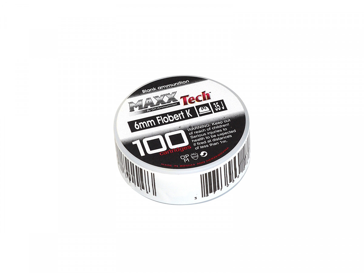 Nábojky štart. MAXXTech 6mm Flobert K. 100 ks