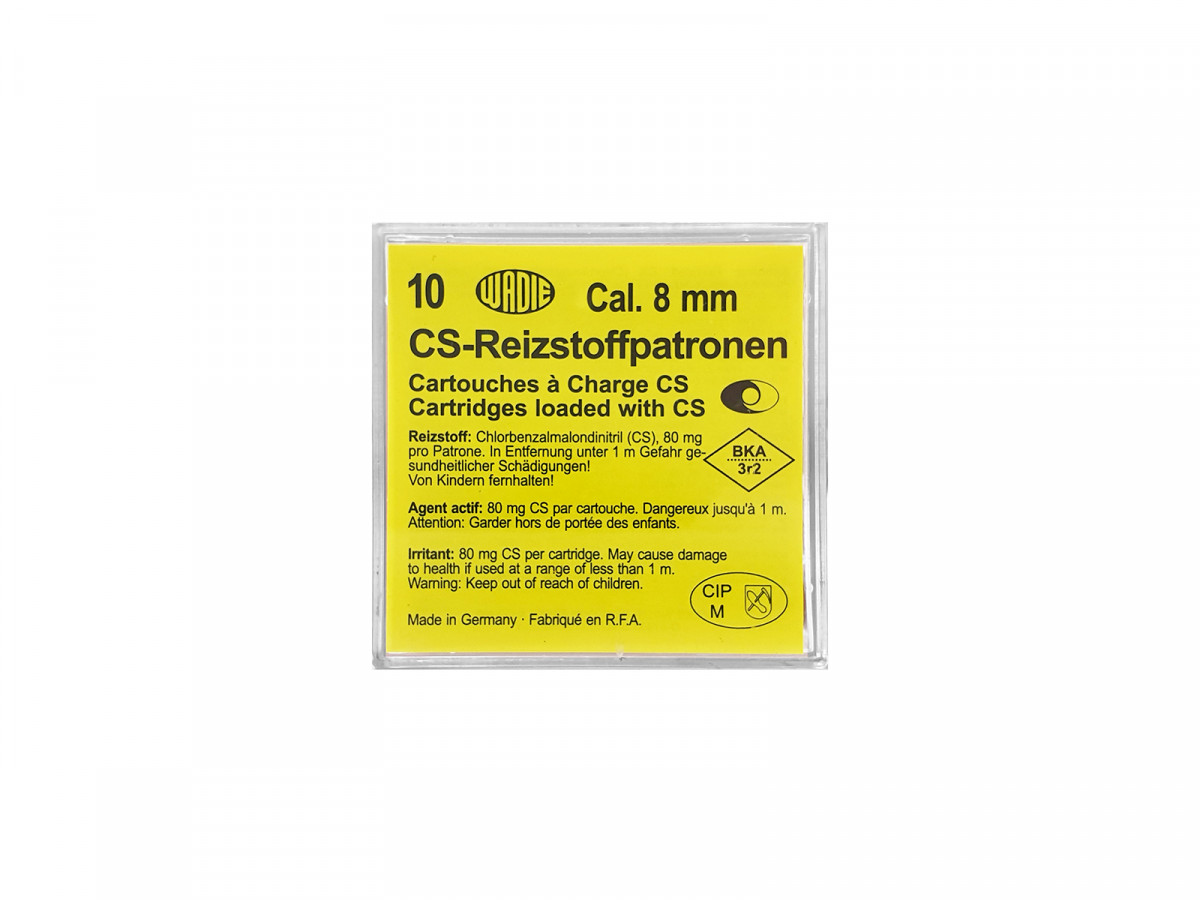 Nábojky plyn. Wadie 8mm P.A. CS, 10 ks