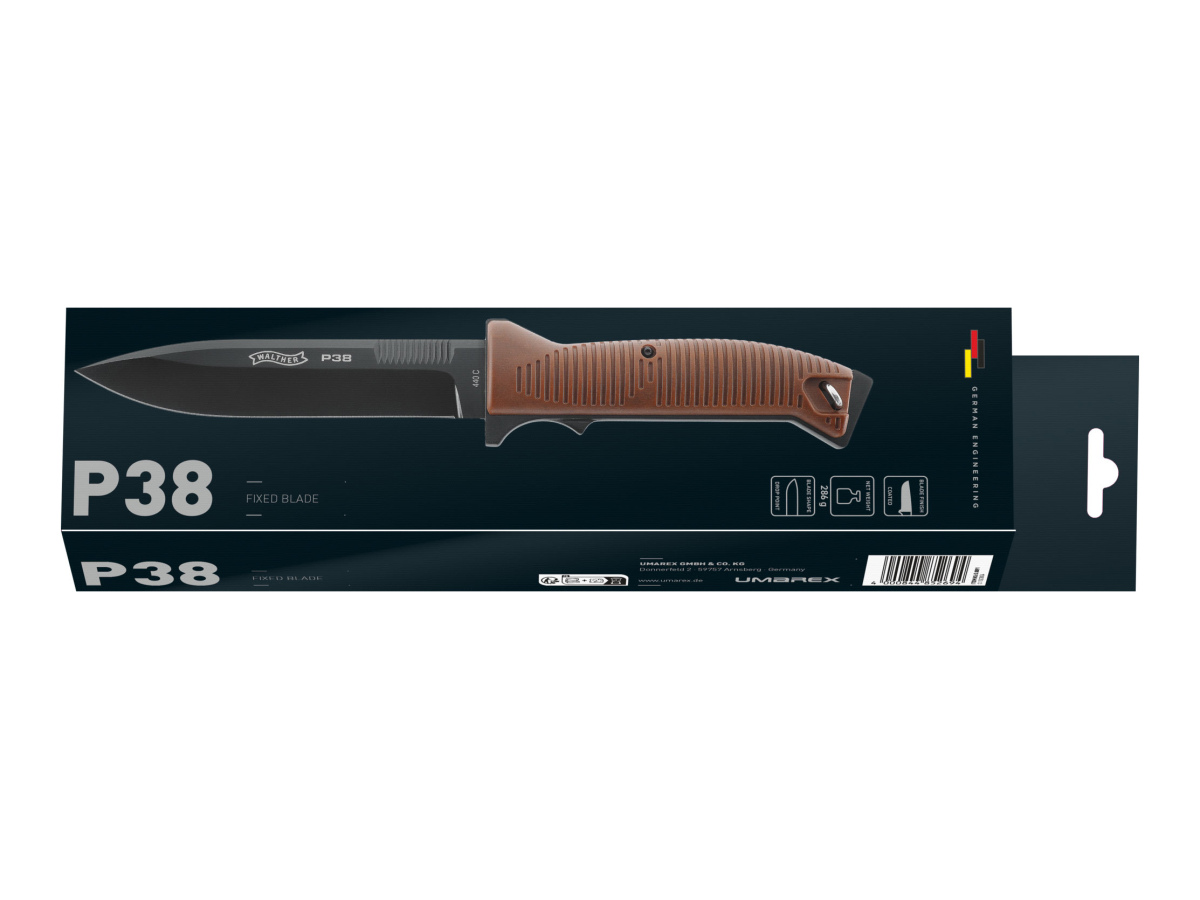 Nôž Walther P38 Knife black