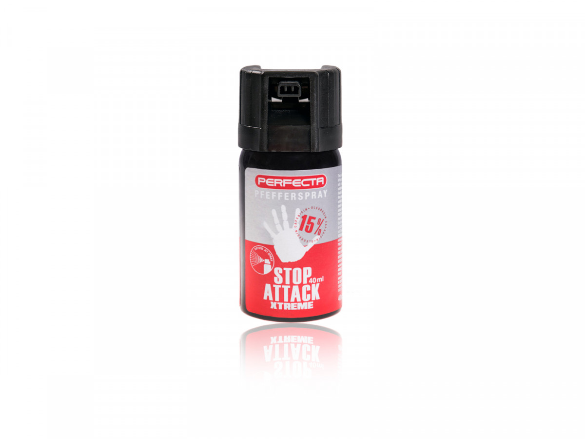 Obranný sprej Perfecta Pepper Stop Attack Xtreme 40ml (15%OC)