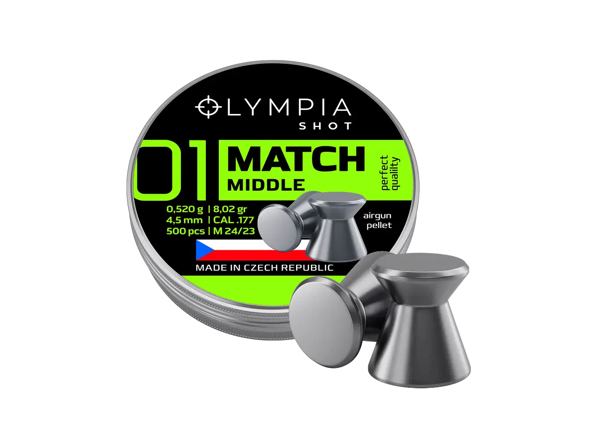 Olympia Shot MATCH middle 4,5mm 500ks