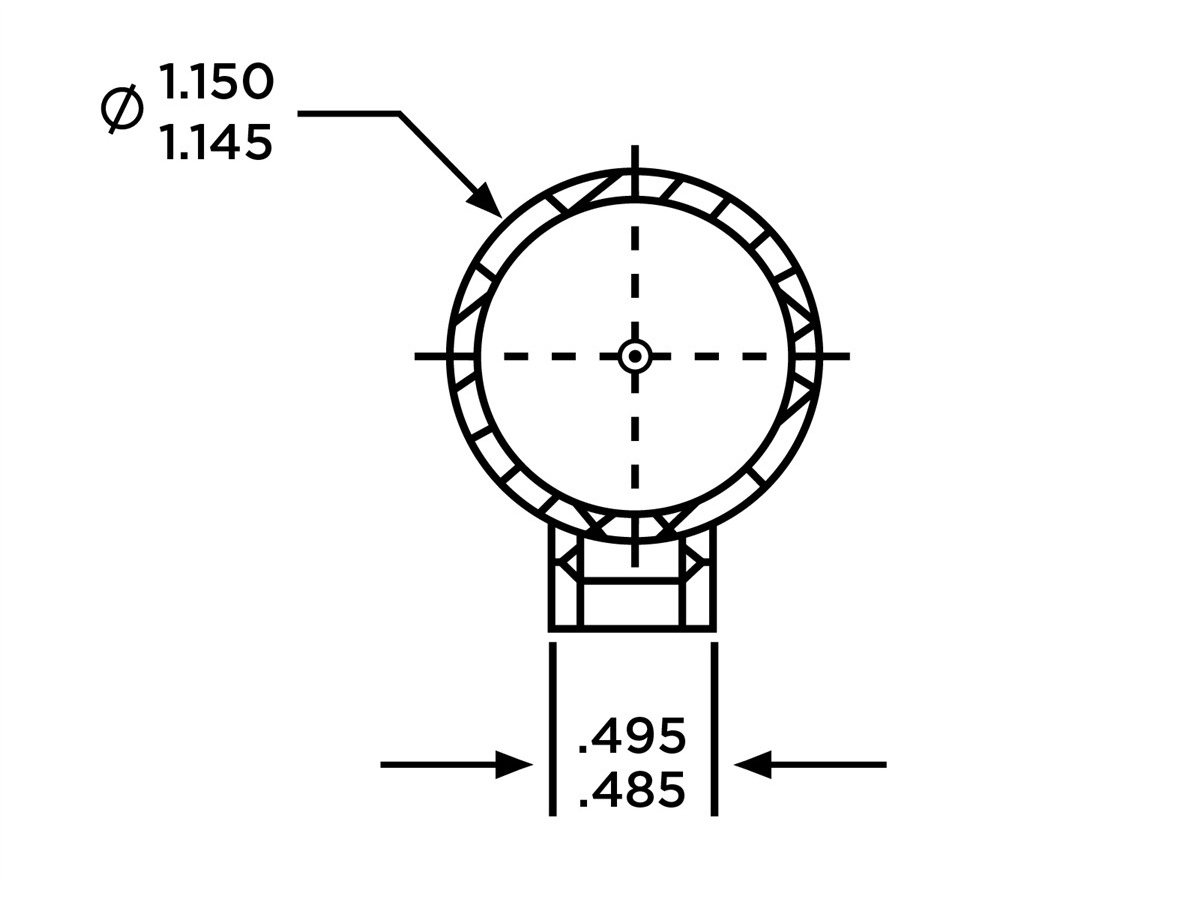 Picatinny adaptér Midwest Industries pre teleskopické pažby, sklopný (MI-STAP-SF)
