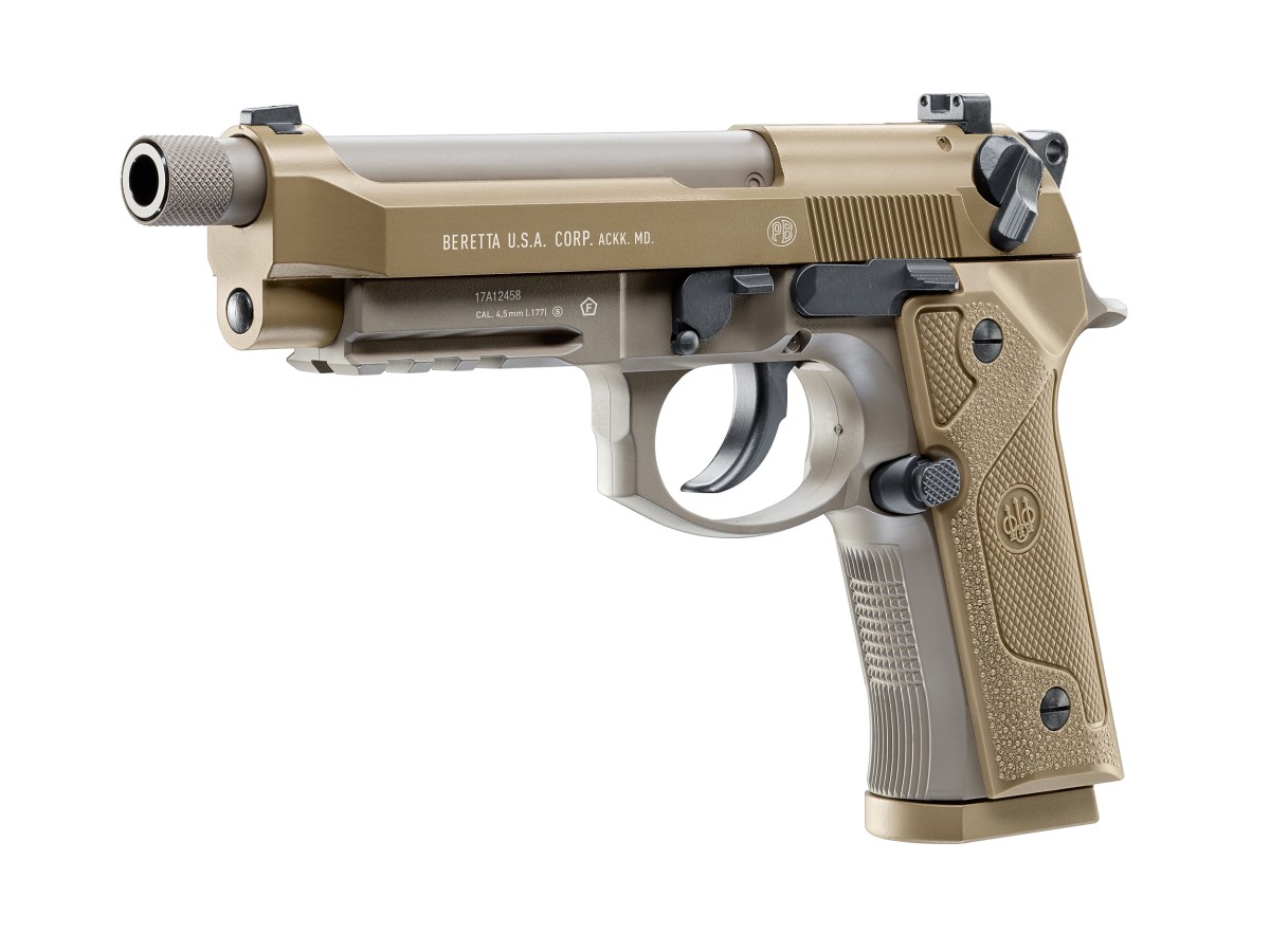 Pištoľ CO2 Beretta M9A3 FM FDE, kal. 4,5mm BB