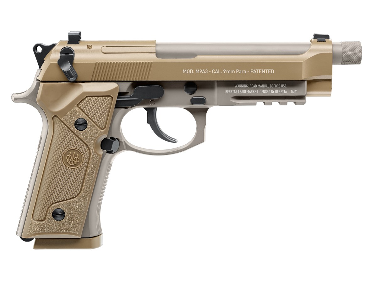 Pištoľ CO2 Beretta M9A3 FM FDE, kal. 4,5mm BB