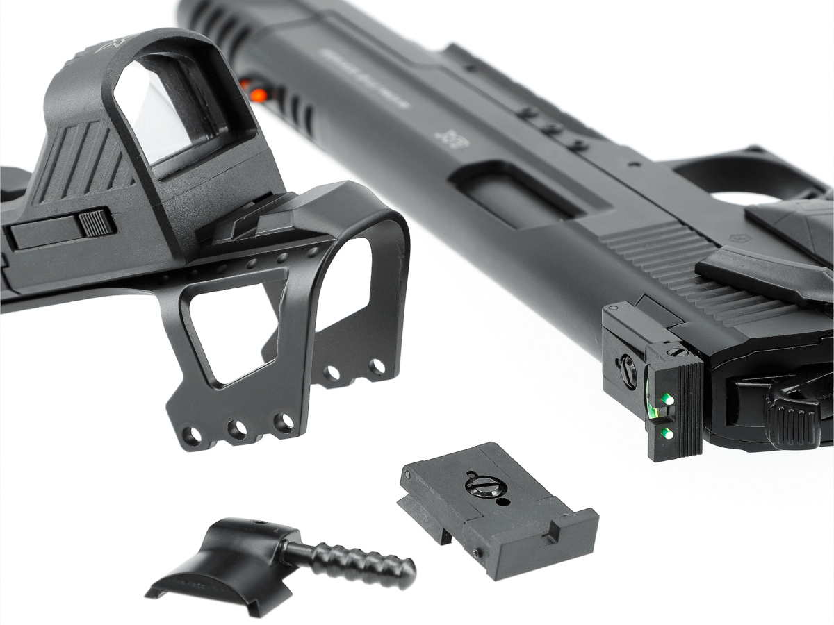 Pištoľ CO2 UX RaceGun Set, kal. 4,5mm BB
