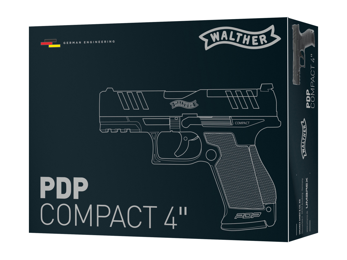 Pištoľ CO2 Walther PDP Compact 4" Blowback, kal. 4,5mm BB