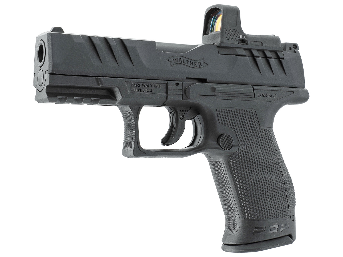 Pištoľ CO2 Walther PDP Compact 4" Set, kal. 4,5mm BB