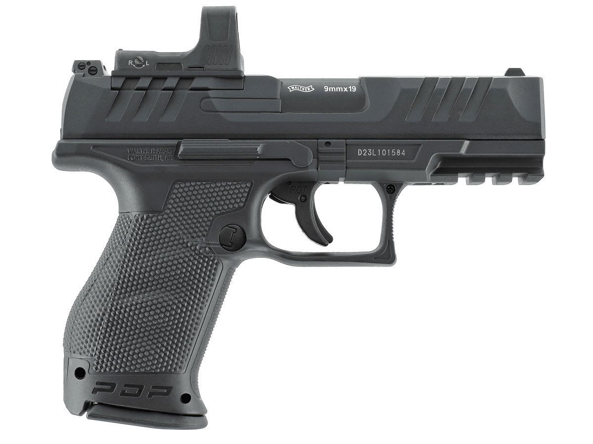 Pištoľ CO2 Walther PDP Compact 4" Set, kal. 4,5mm BB