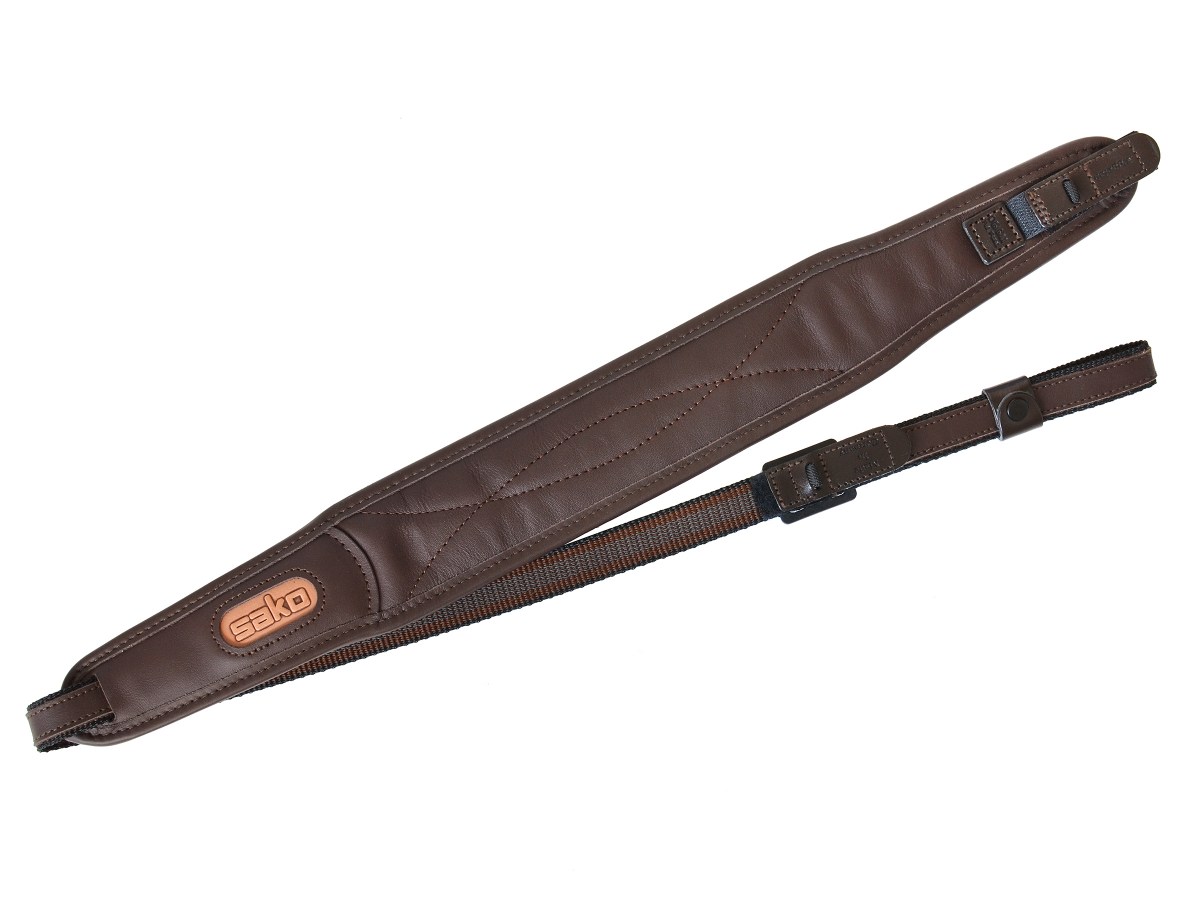 Popruh na guľovnicu SAKO Leather Brown Quick Release
