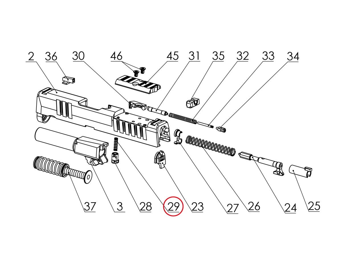 Pružina poistky úderníka HELLCAT/H11