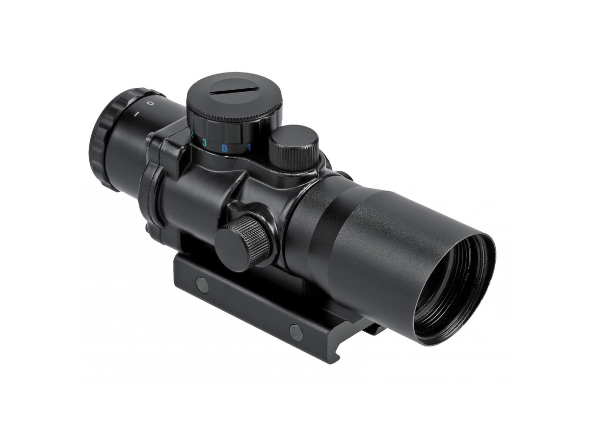 Puškohľad UX RS 4x32, osvetlený, montáž (weaver)