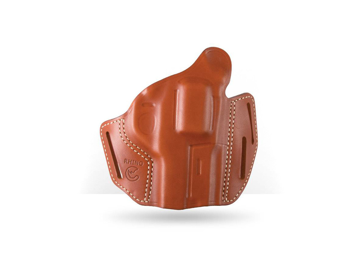 Puzdro Rhino 3" Brown Leather