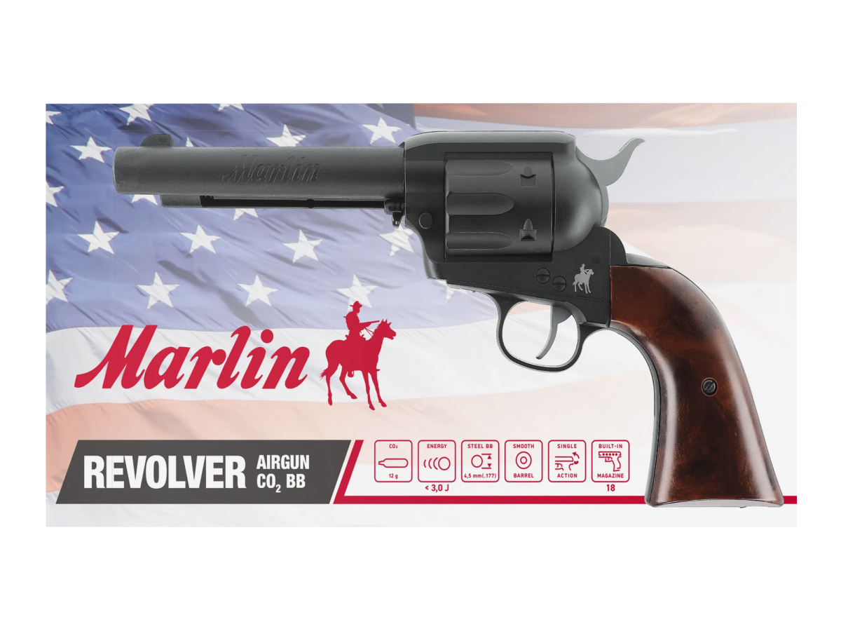Revolver CO2 Marlin, kal. 4,5mm BB