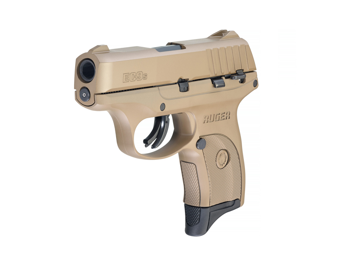 Ruger EC9s 3289 Brown, kal. 9mm Luger