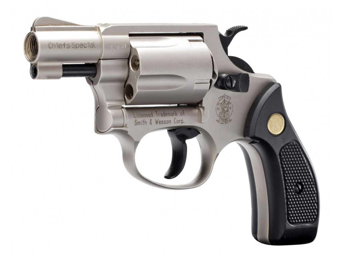 Revolver exp. S&W Chiefs Special nickel, kal. 9mm