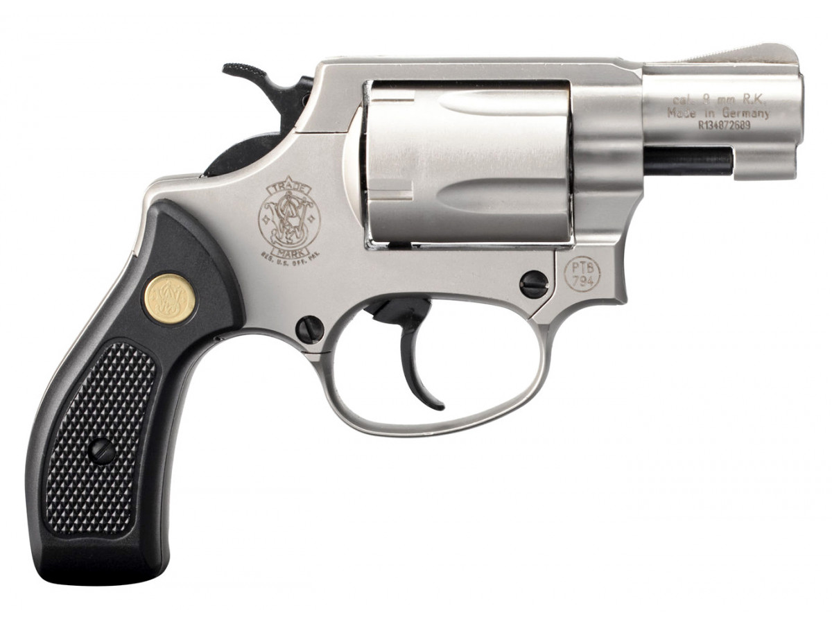 Revolver exp. S&W Chiefs Special nickel, kal. 9mm