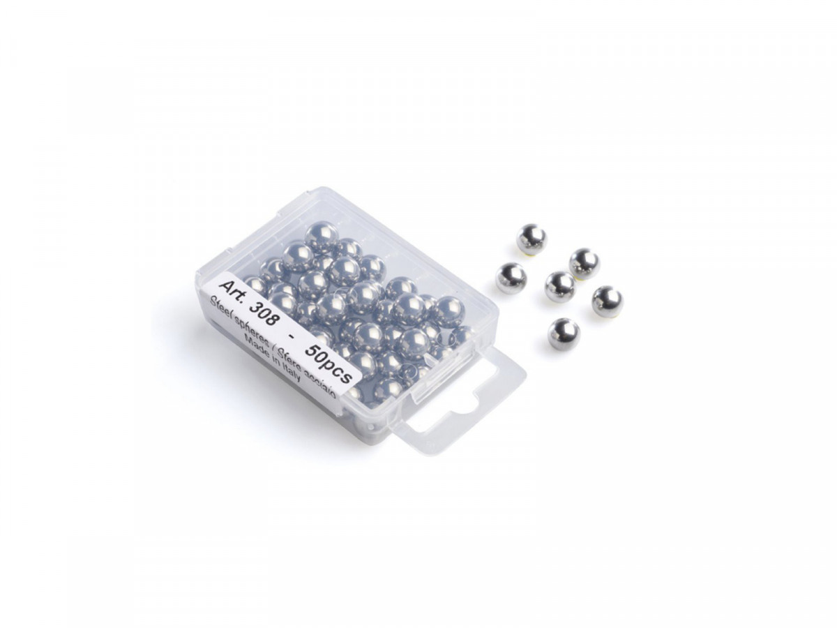 Guličky oceľové 50 ks, priemer 9 mm