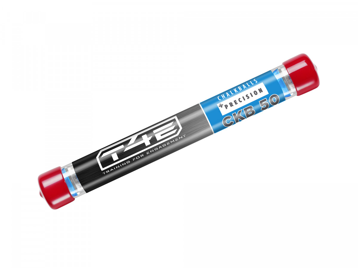 Strely T4E Chalkball Precision CBP 50 white mark 0,76 g, kal. .50, 10 ks
