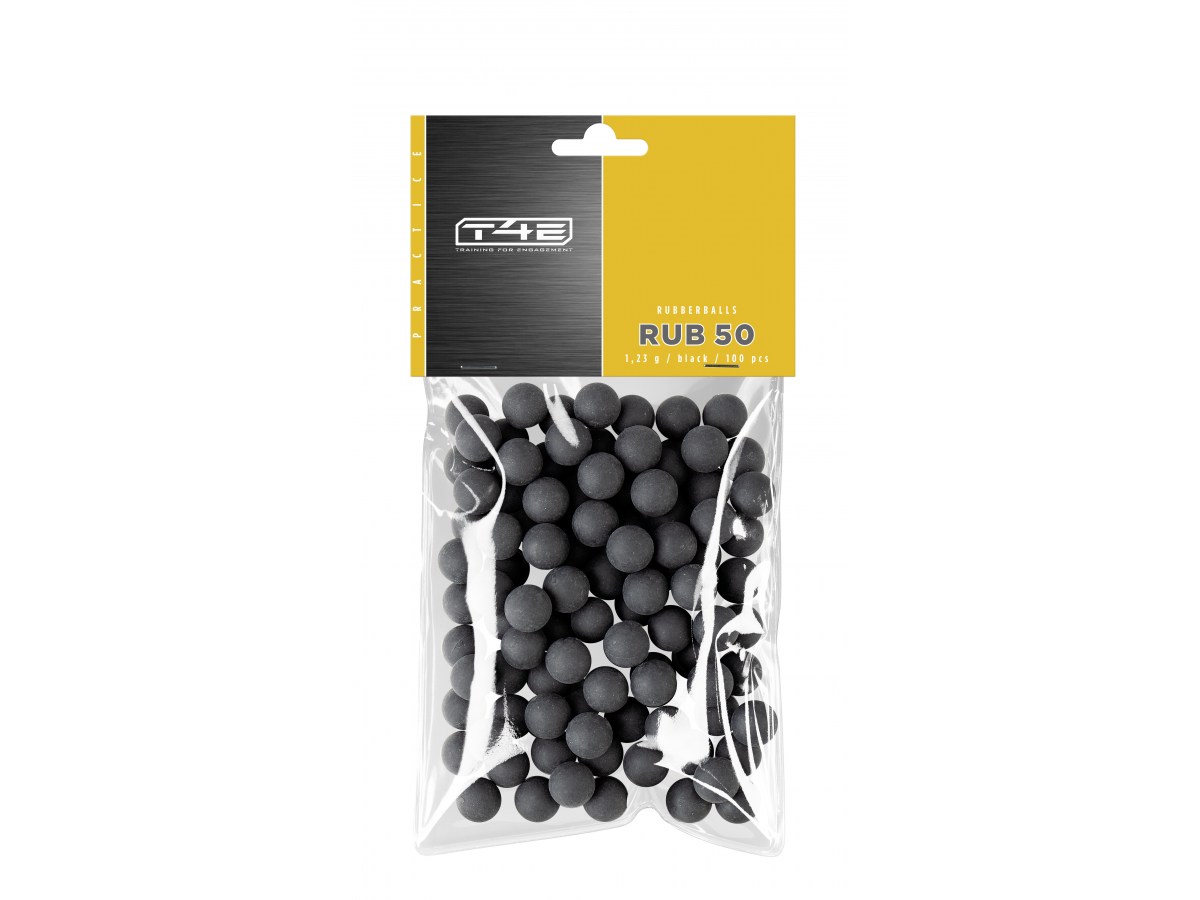 Strely T4E Rubberball RB 50 1,23 g, kal. .50, 100 ks