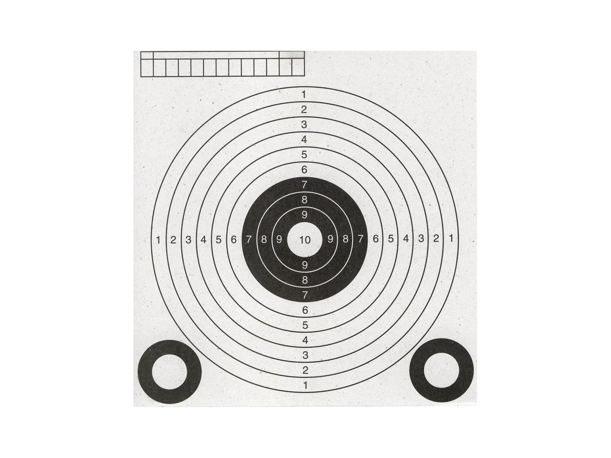Terče vzduchovkové 138x145mm, 1000ks