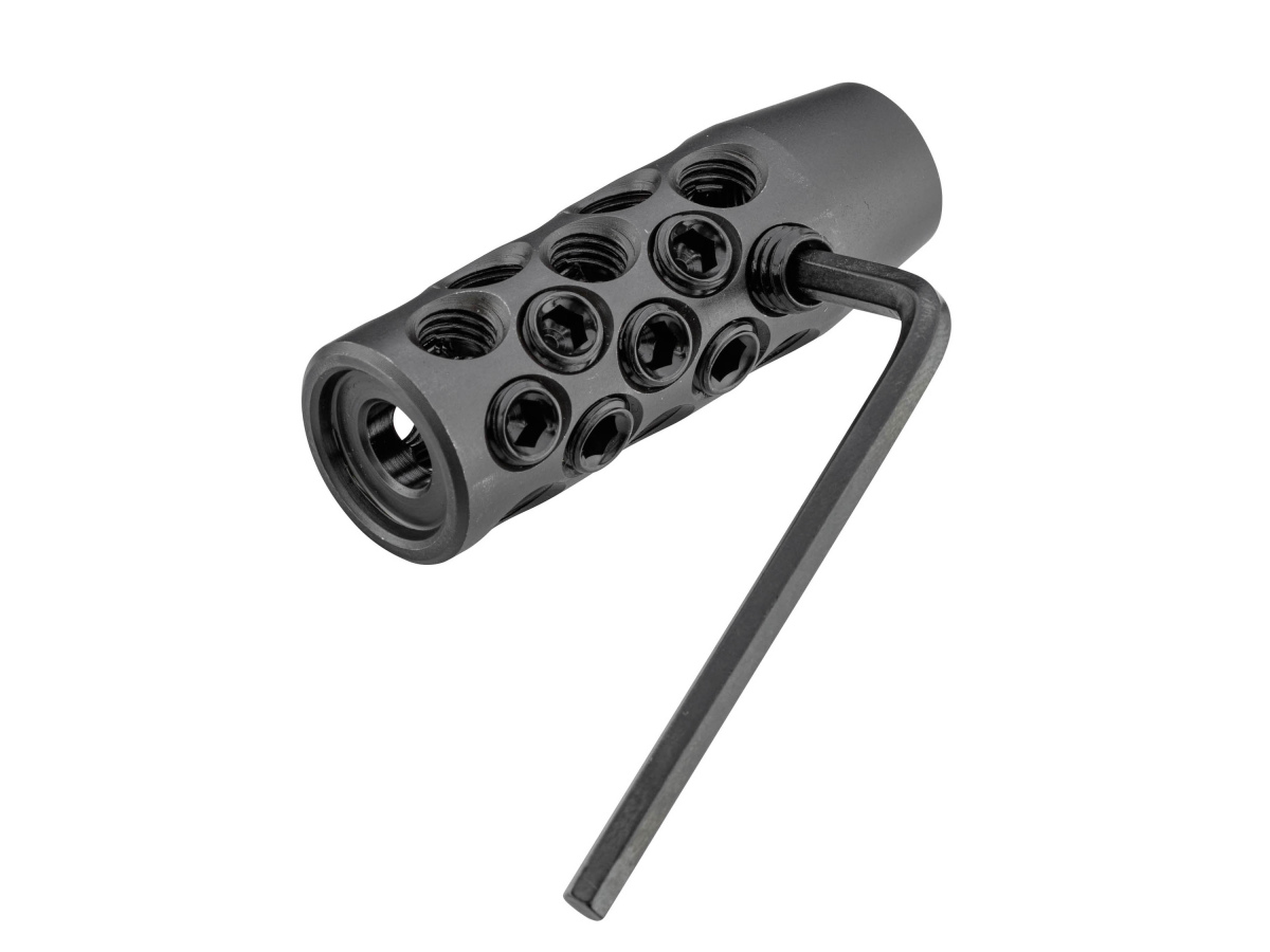 Nastaviteľná úsťová brzda Stalon M15x1, max. 7,62mm