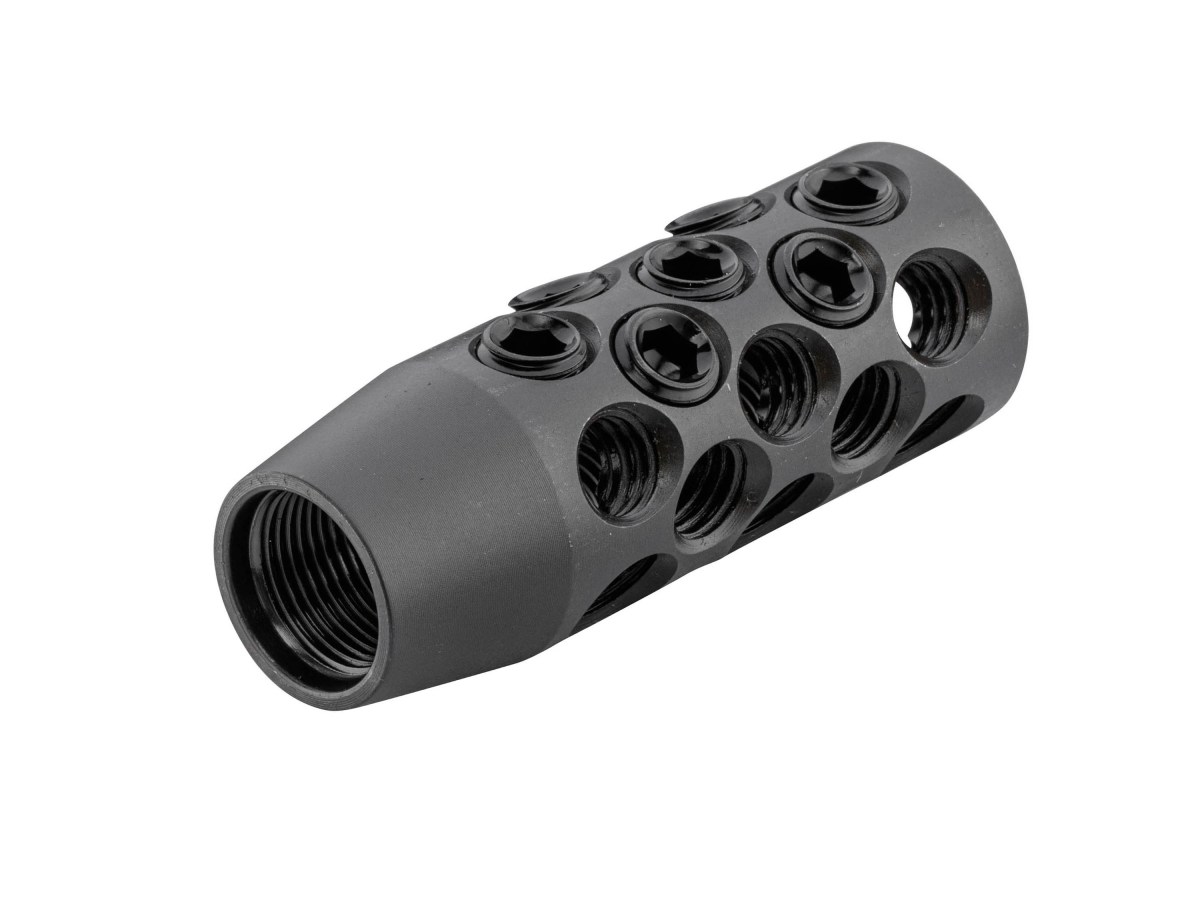 Nastaviteľná úsťová brzda Stalon 1/2-28, max. 7,62mm