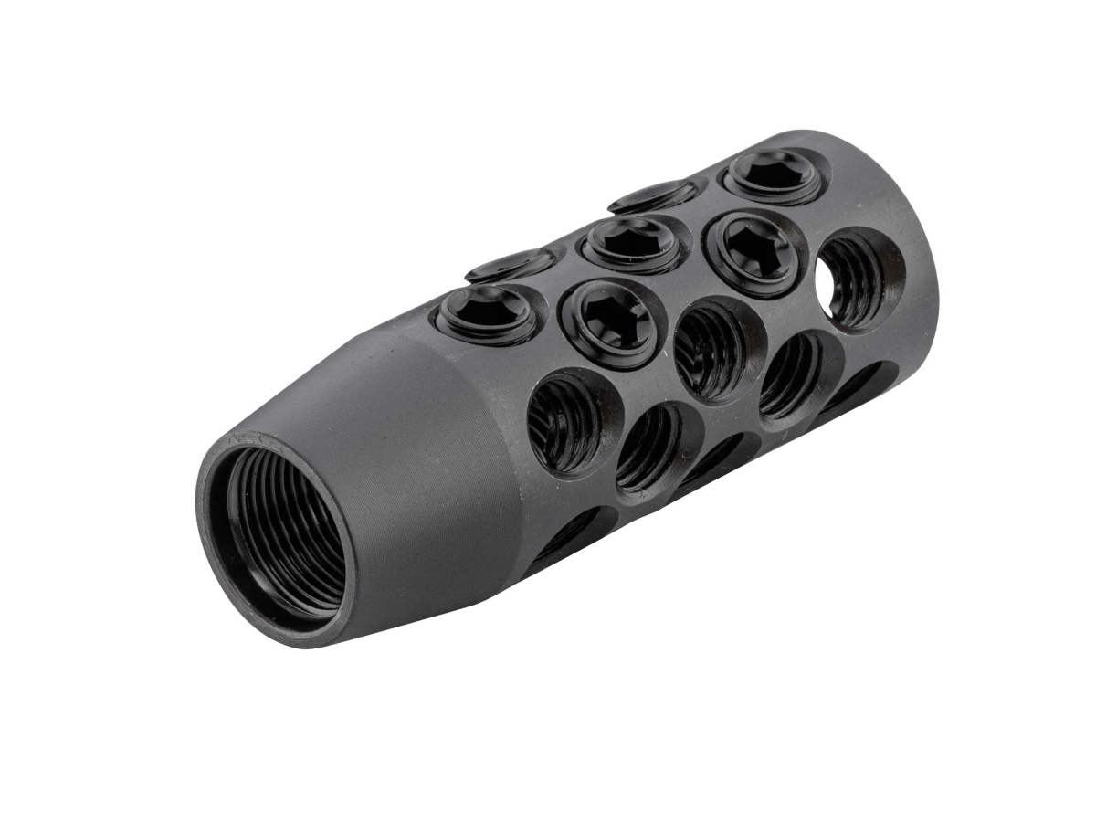 Nastaviteľná úsťová brzda Stalon M14x1, max. 7,62mm