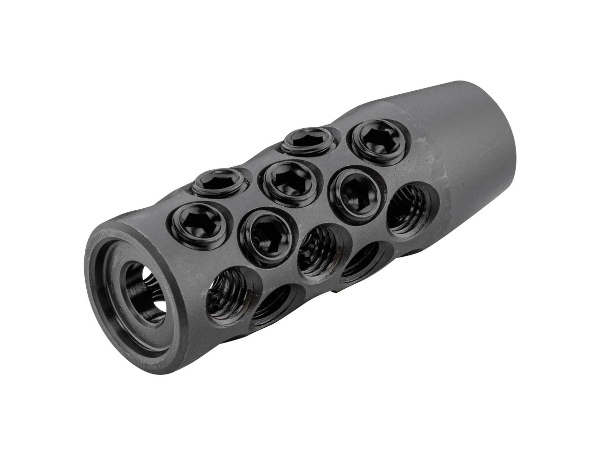 Nastaviteľná úsťová brzda Stalon M14x1, max. 7,62mm