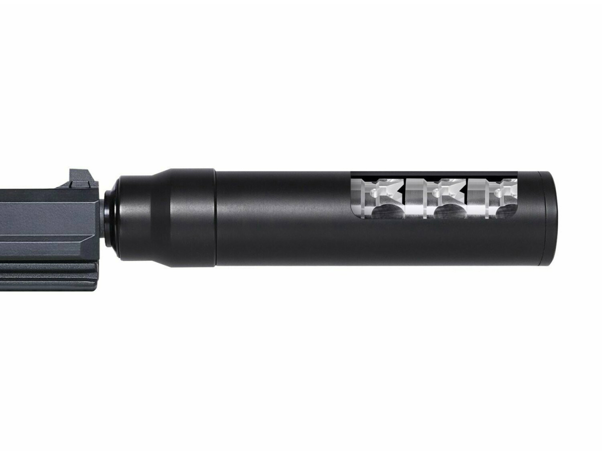Voere Pistol Impulse Suppressor A082, M13,5x1 left, 9x19