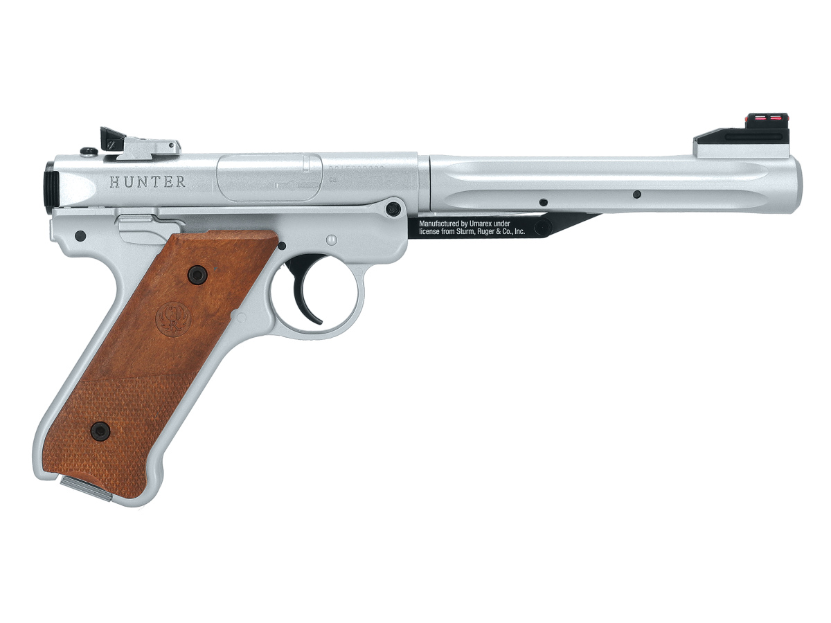 Vzduchová pištoľ Ruger Mark IV Stainless, kal. 4,5mm