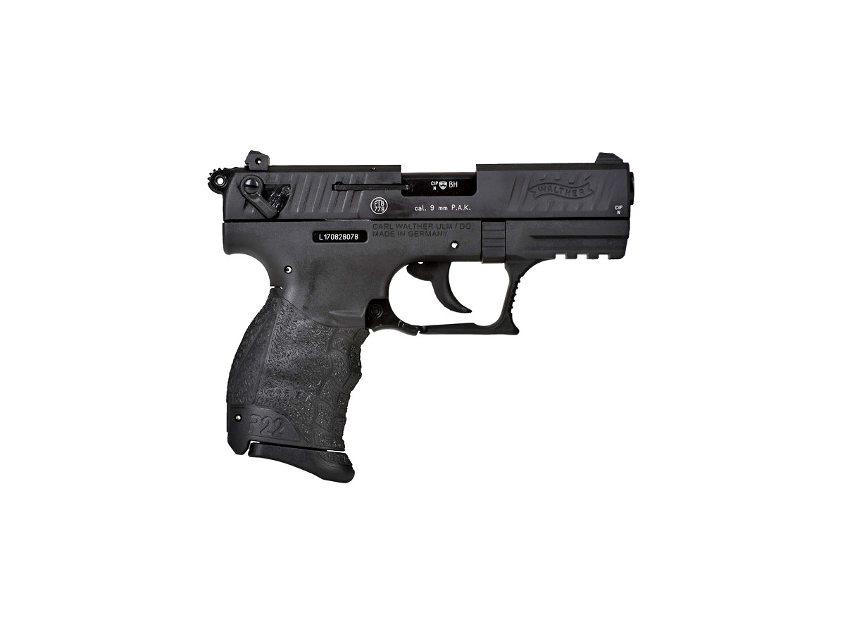 Pištoľ exp. Walther P22Q, kal. 9mm P.A.K.