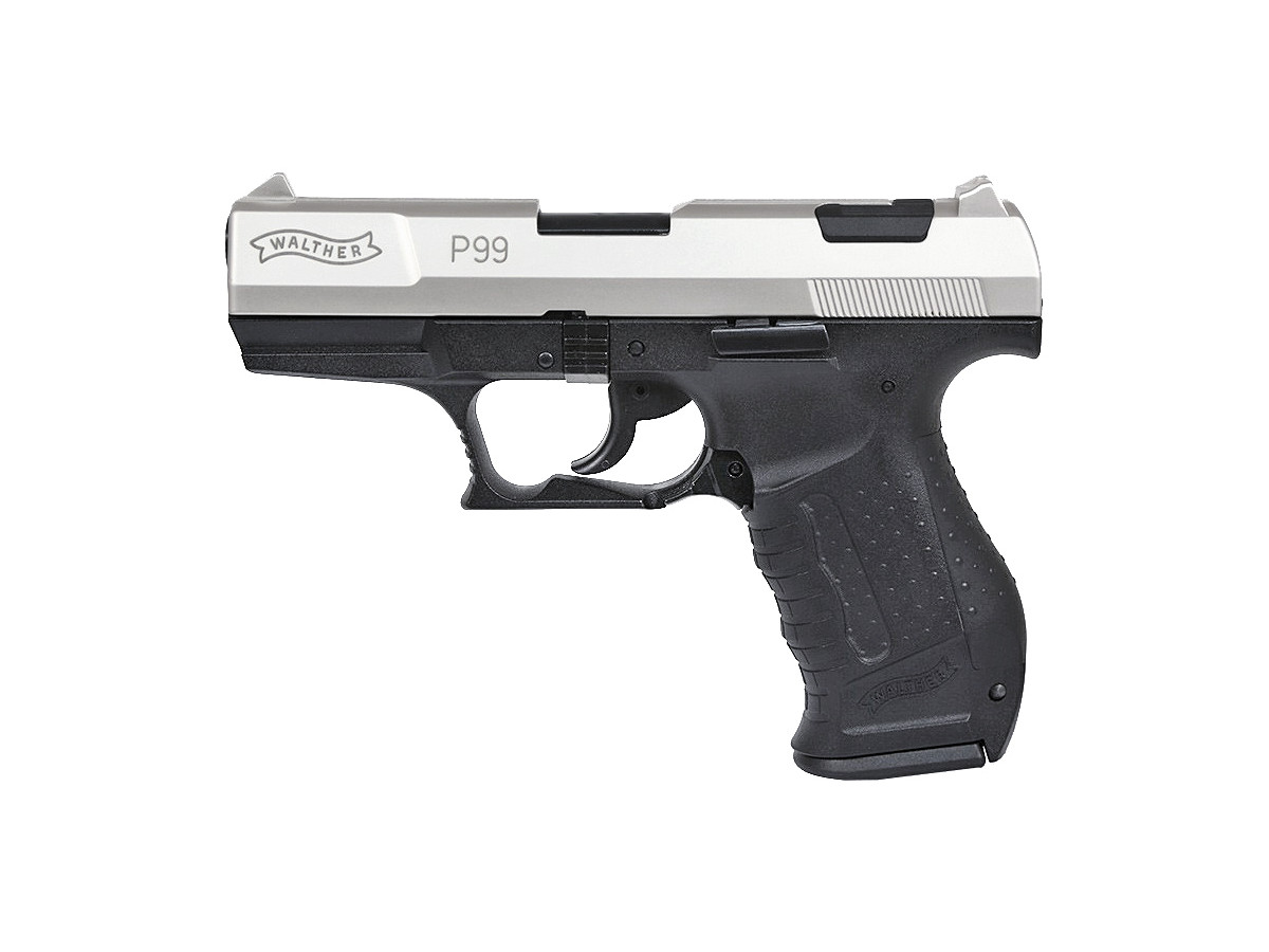 Pištoľ exp. Walther P99 bicolor, kal. 9mm P.A.K.