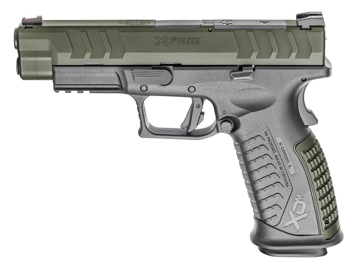 Pištoľ XD-M ELITE 4.5" OSP OD Green, 10mm Auto