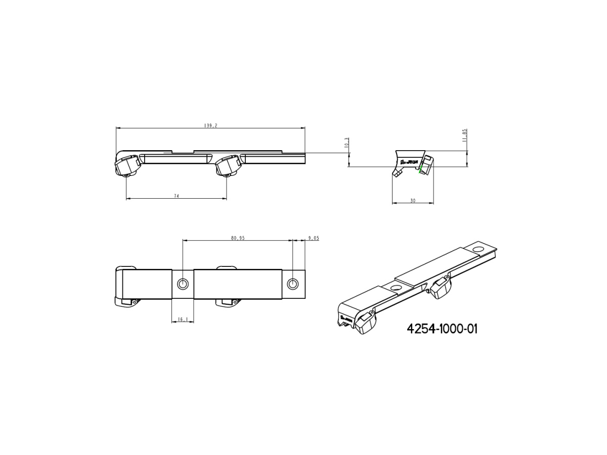 Základňa JKN Blaser UNI compact long