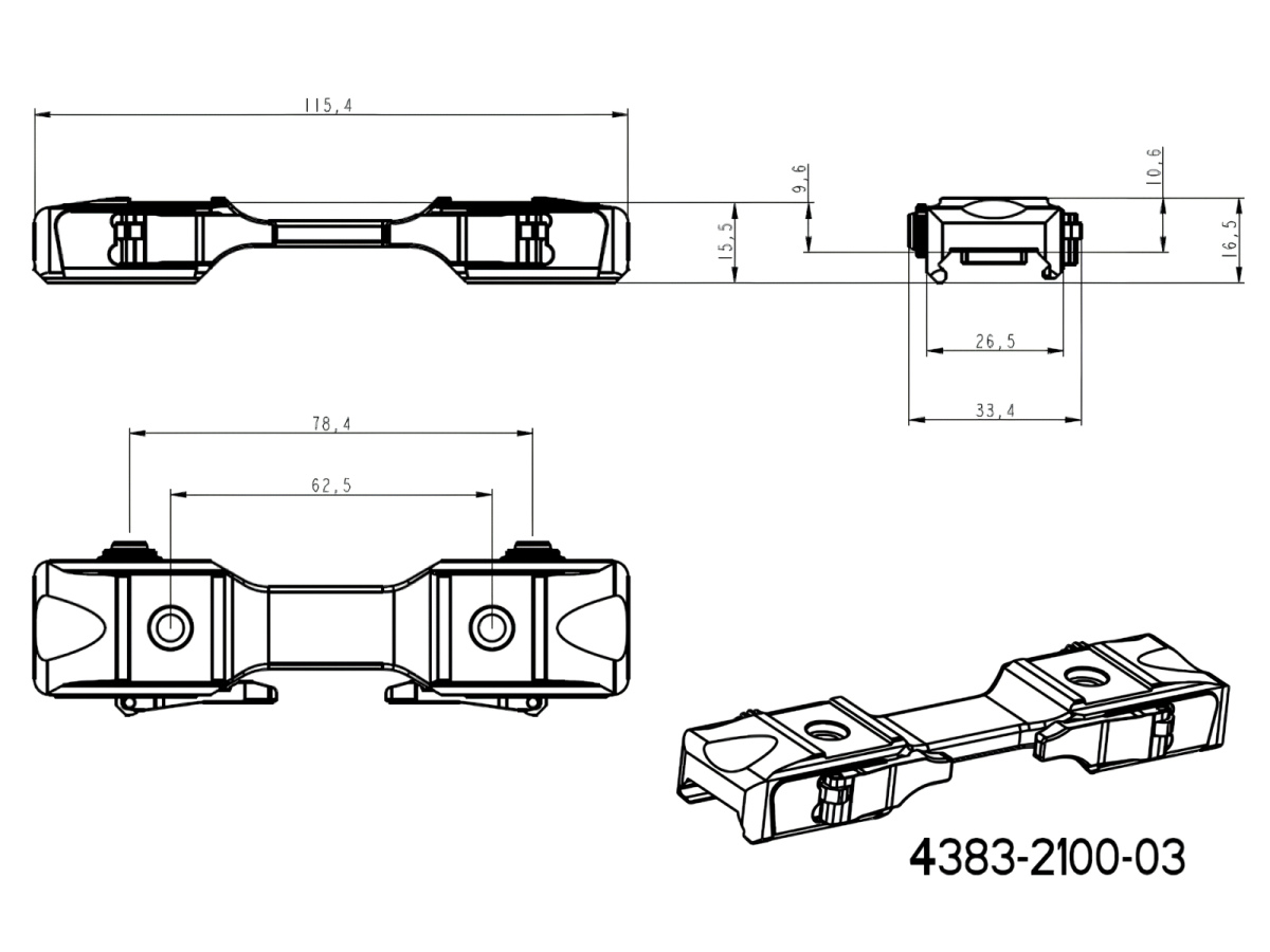 Základňa JKN Hunter UNI short