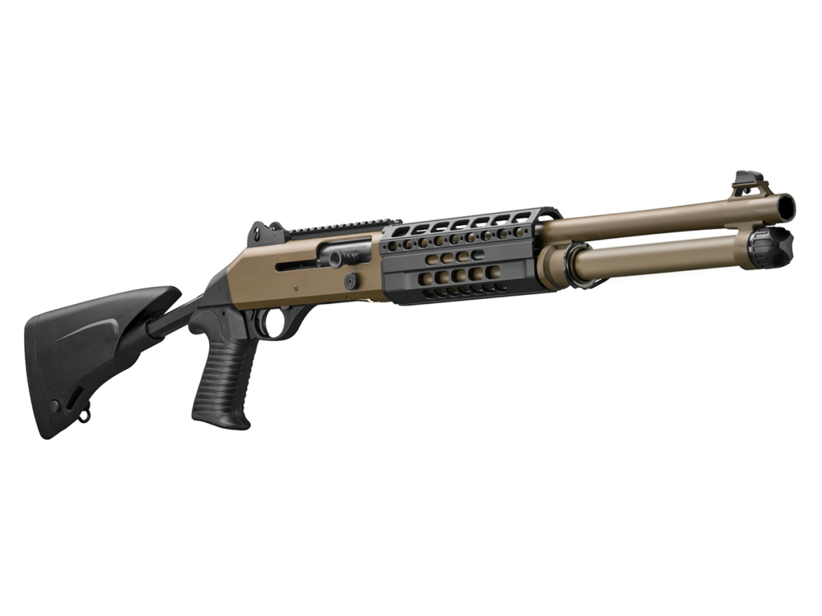 Benelli M4 T-Pro Brown, kal. 12/76, hl. 47cm