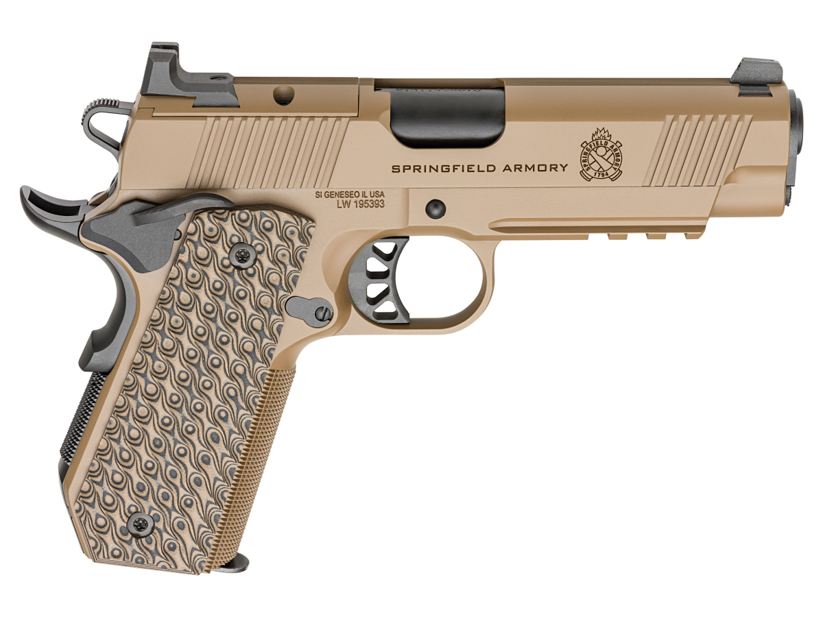 Pištoľ 1911 TRP 4.25" AOS COMP, .45ACP, Coyote