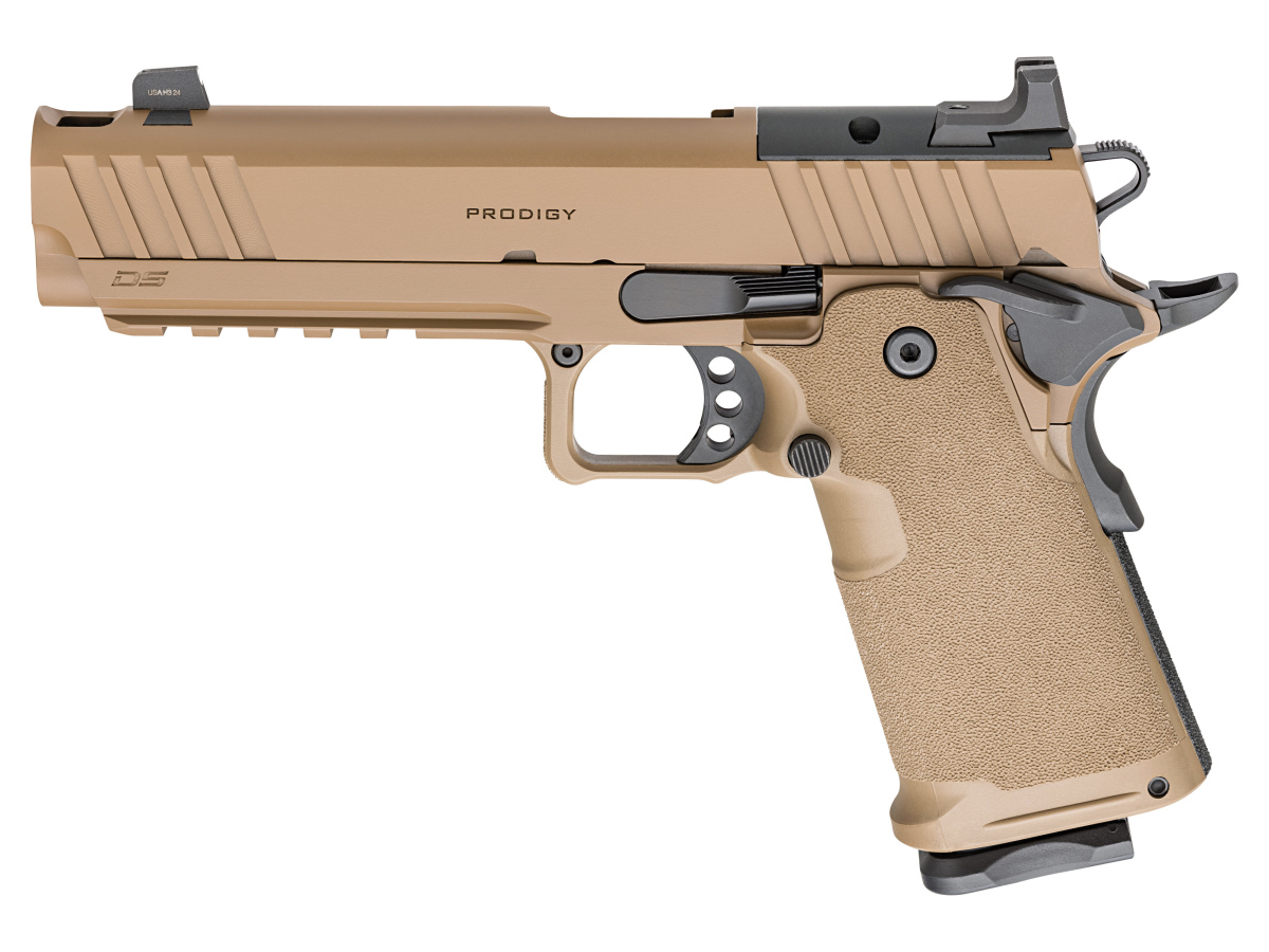 Pištoľ 1911 DS PRODIGY 5" AOS COMP 9x19, Coyote