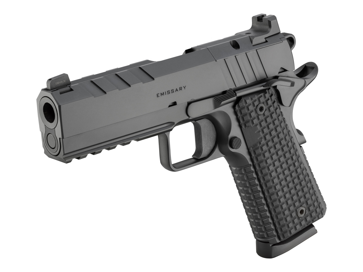 Springfield-Armory-1911-EMISSARY-AOS-4.25-45ACP-Black-a Pištoľ 1911 EMISSARY AOS 4.25" .45ACP, Black