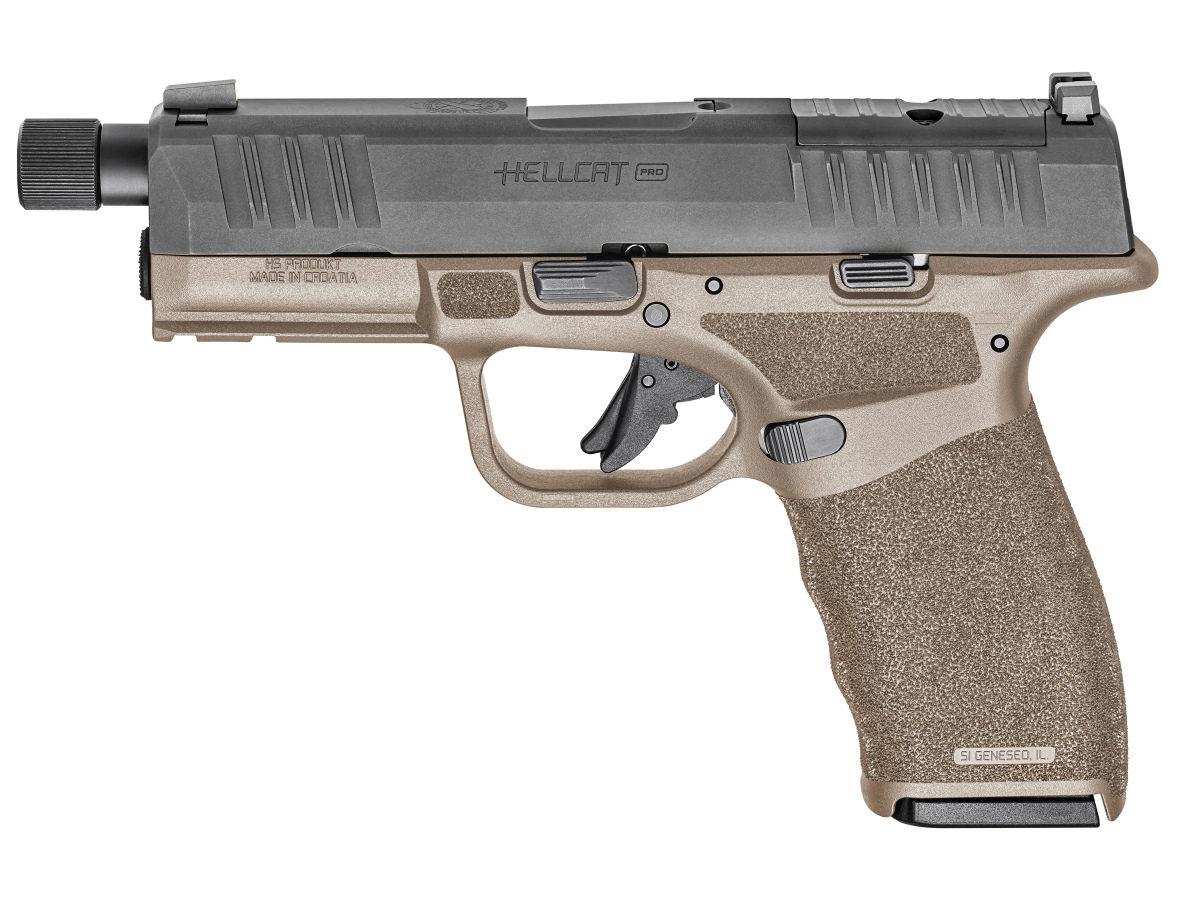 HELLCAT-PRO-OSP-Threaded-Desert-FDE-9x19-a Pištoľ HELLCAT PRO OSP Threaded Desert FDE, 9x19
