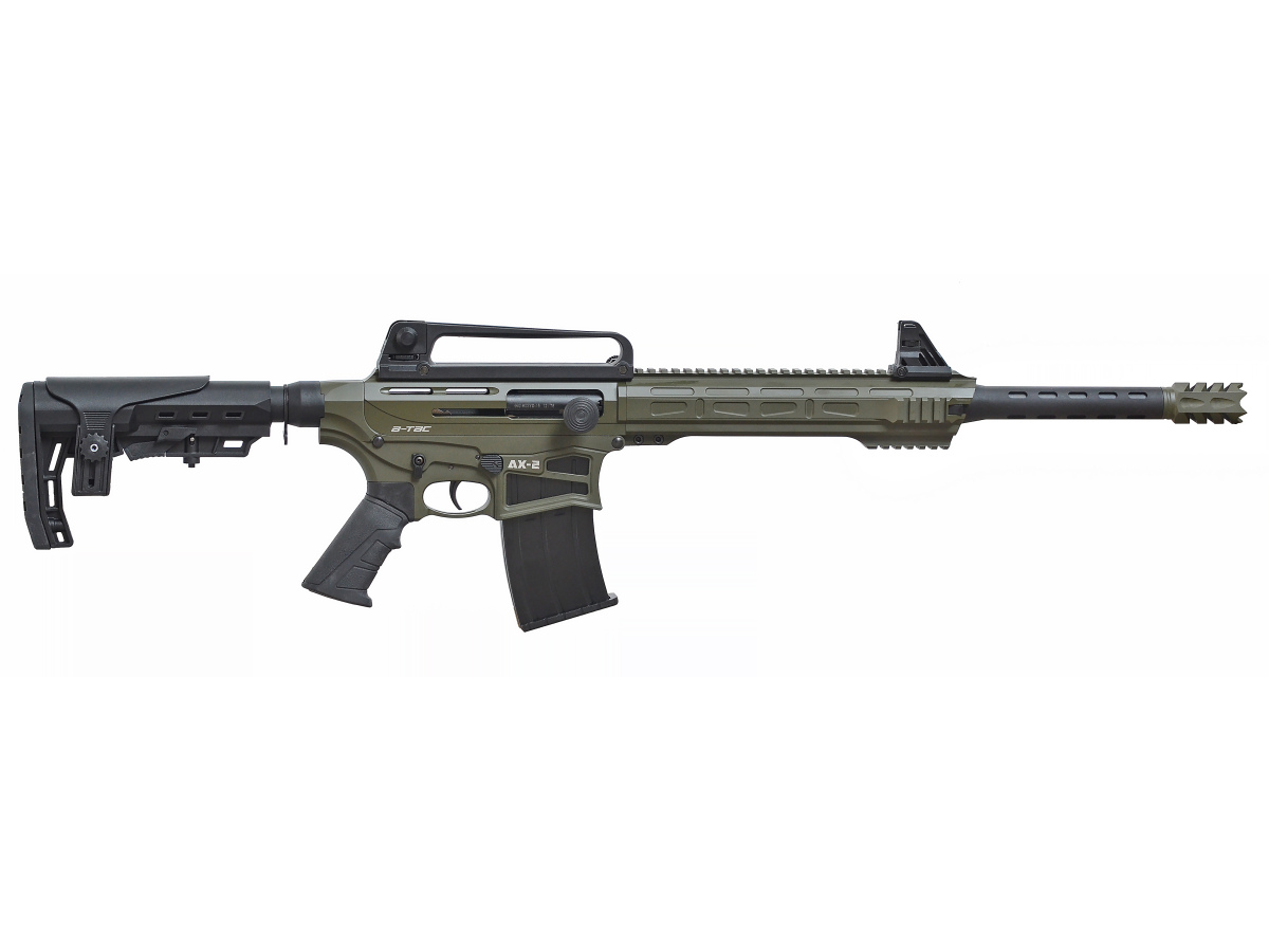 Khan Arms A-TAC AX-2, kal. 12/76, hl. 47cm O.D. Green Cerakote Khan Arms A-TAC AX-2, kal. 12/76, hl. 47cm O.D. Green Cerakote